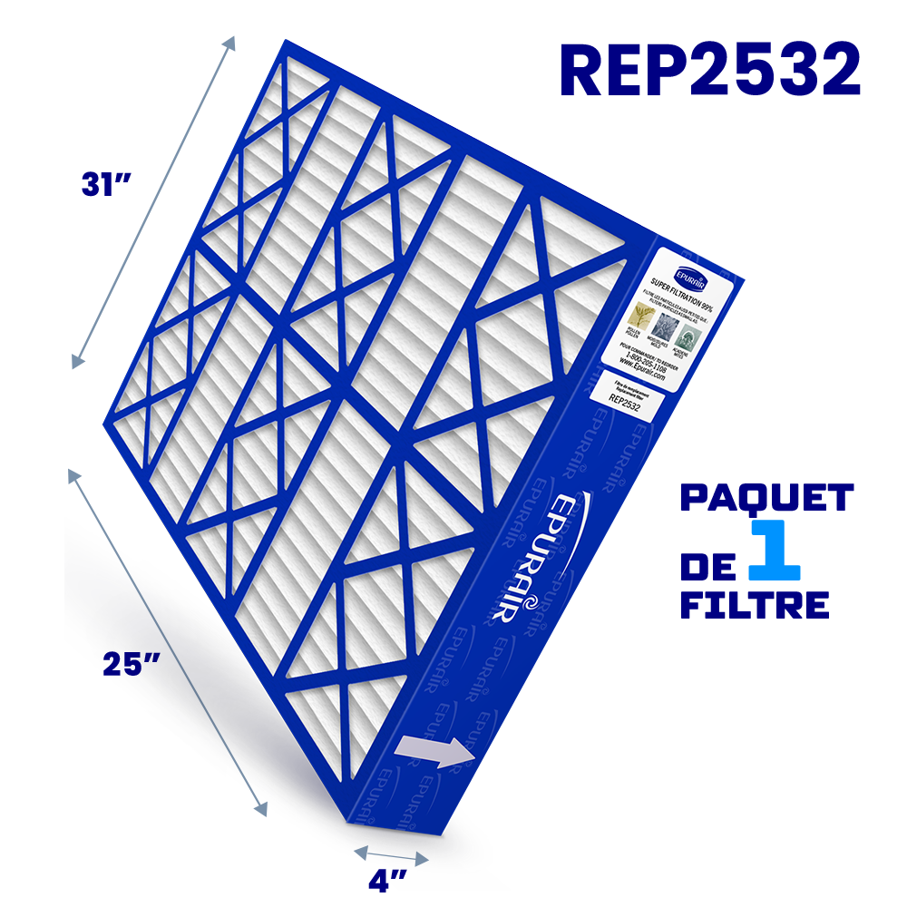 Super Filtration 99% 4" REP2532 Replacement Filter - Pack of 1